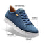 Women's Featherlight Laguna Sport Steel Blue Nubuck