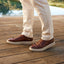  Sunset Men's Sneakers 2.0 Antique Brown profile close-up